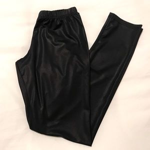 Black Shiny Leggings